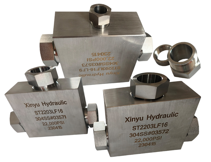 不銹鋼高壓四通接頭