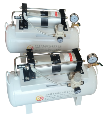 氣驅(qū)空氣增壓器帶儲氣罐空氣增壓泵